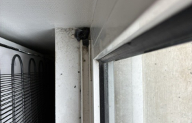 Colmatage des trous de rongeurs avec du fibre métallique et de la silicone anti rongeurs dans une école maternelle de la Seine et Marne 77 
